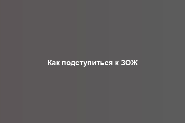 Как подступиться к ЗОЖ